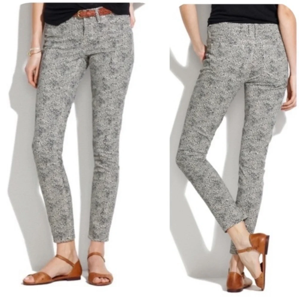 MADEWELL Safari Dot‎ Skinny Ankle Jeans / 25